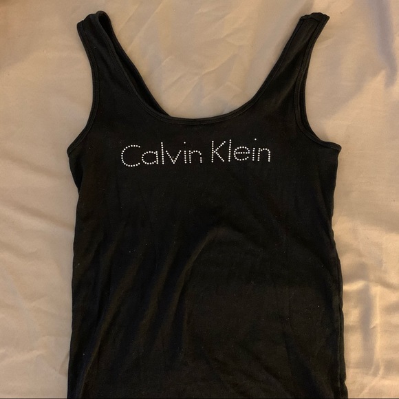 Calvin Klein Rhinestone Tank - Picture 2 of 4